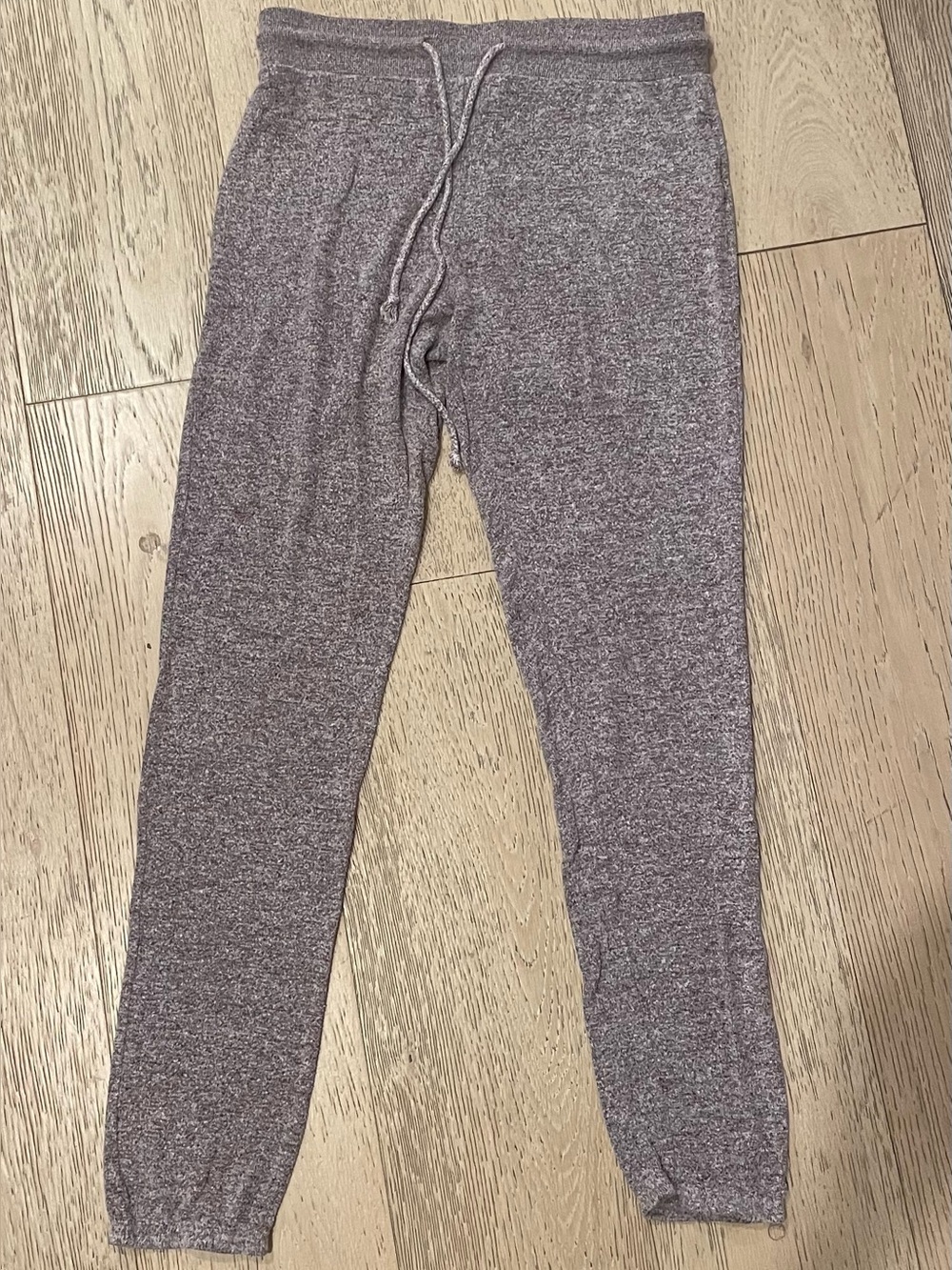 Free Press Knit Jogger Lounge Pants - Purple Heather - XS